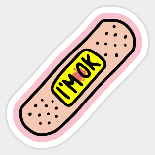 i'm ok Sticker